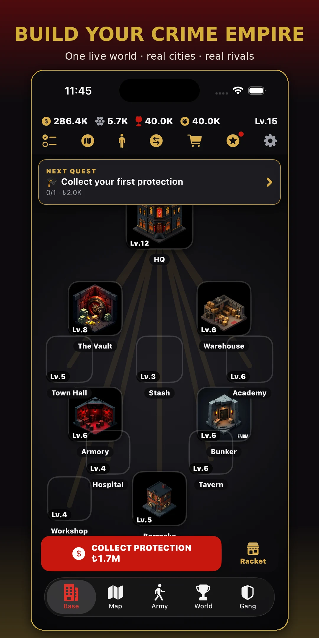 RAJON: Mafia Strategy War screenshot